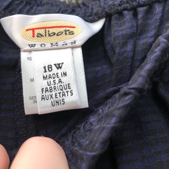 vintage talbots pull on elastic pants high rise - Picture 2 of 4